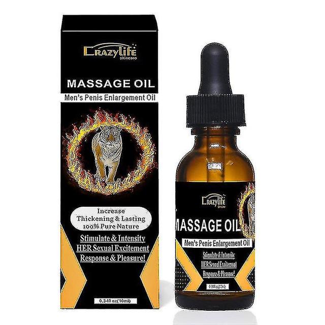 Long-lasting Delay Eterisk Olja Men's Massage Essential Oil Lasting Products Premature Ejaculation Fast Erection Prolong 60 Minutes Enlargment 10ml H on Productcaster.