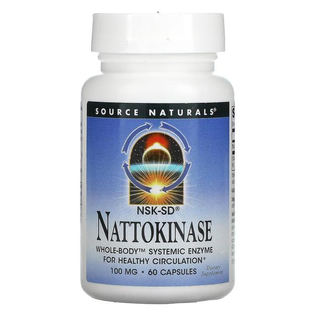 Source Naturals Fonte Naturals, Nattokinase, 100 mg, 60 Cápsulas on Productcaster.