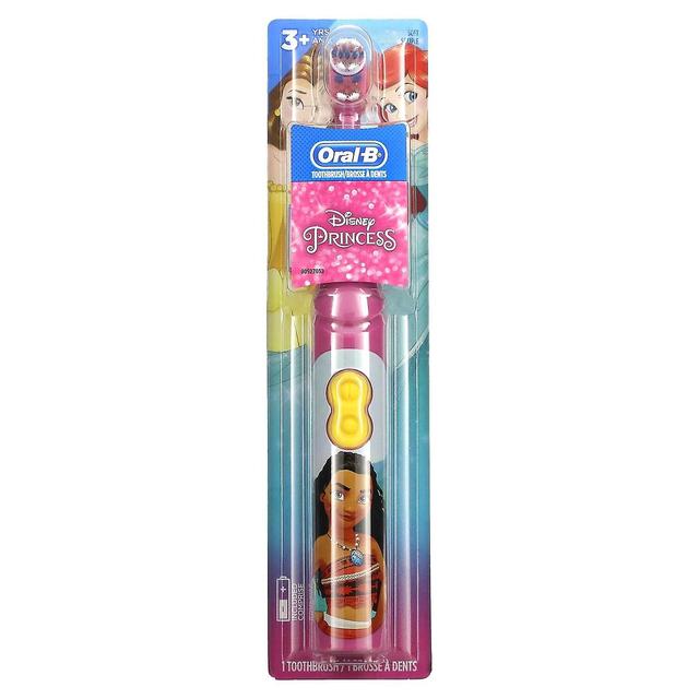 Oral-B, Bambini, Spazzolino da denti a batteria, Soft, 3+ anni, Disney Princess, 1 spazzolino on Productcaster.