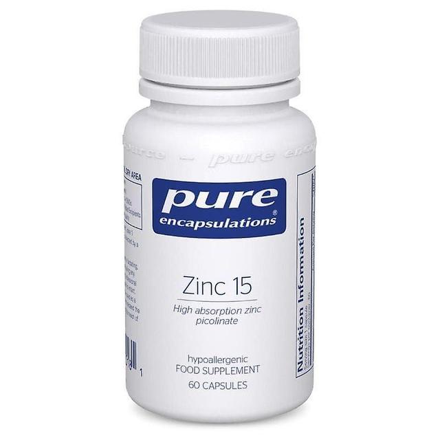 Pure Encapsulations Zinc 15 Capsules 60 on Productcaster.