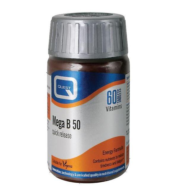 Quest Vitamins Quest vitamíny Mega B-50 karty 60 (601211) on Productcaster.