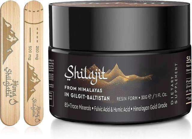 Shilajit Reinstes Himalaya-Shilajit-Harz - 100% reines Shilajit in Goldqualität mit Fulvinsäure und 85+ Spurenelementkomplex-Yvan on Productcaster.