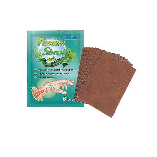 Wrist Finger Drum Bag Joint Moxibustion Paste Heel Paste Tendon Sheath Paste Wormwood Patch 8 Sticks/box on Productcaster.