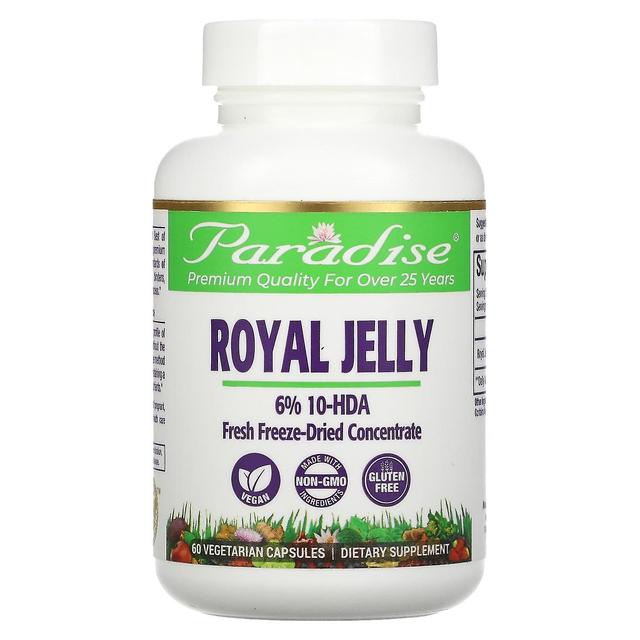 Paradise Herbs Paradise Urter, Royal Jelly, 60 vegetariske kapsler on Productcaster.