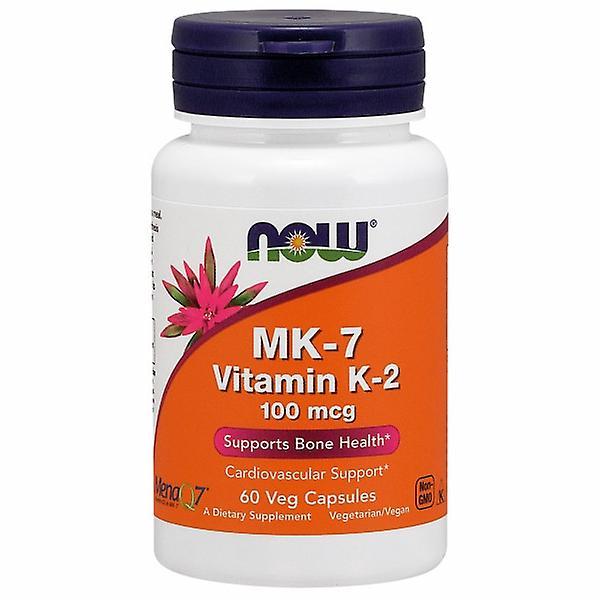 NOW Foods Teraz potraviny MK-7 vitamín K-2, 100 mcg, 60 vcaps (balenie po 3) on Productcaster.