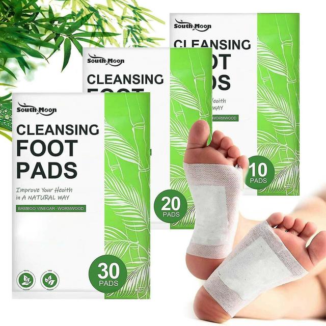 10-30ks DetoxIkačné podložky na nohy Patch Detoxify Toxíny Úľava Hlboké čistenie bylinná podložka 10pcs on Productcaster.