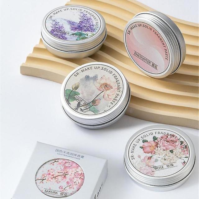 Women Solid Perfume Long-lasting Lotus Rose Fragrances Fresh And Elegant Female Solid on Productcaster.