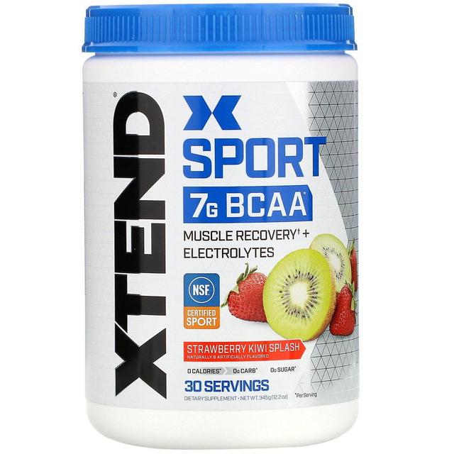 Xtend, Xtend Sport, 7G BCAA, Jordbær Kiwi Splash, 12,2 ounce (345 g) on Productcaster.