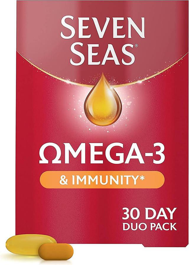 Seven Seas Omega 3 & Immunity With Vitamin C D & Zinc 30 Capsules 30 Tabs on Productcaster.