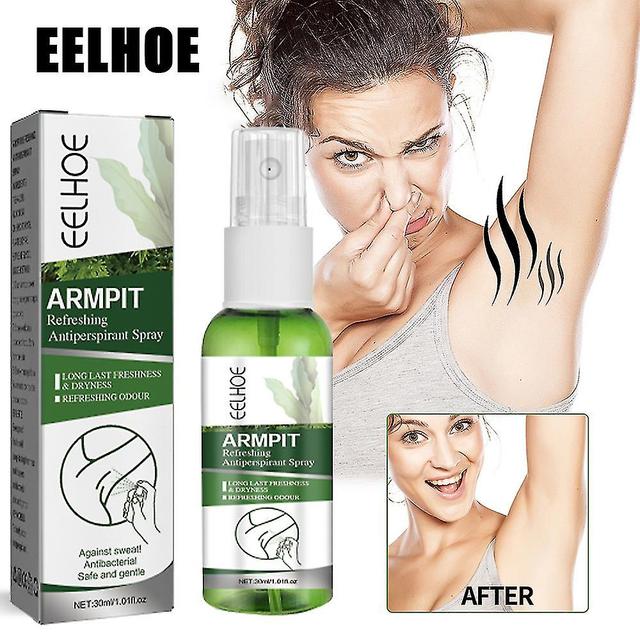 1/2pcs 30ml Armpit Refreshing Antiperspirant Spray Underarm Body Odor Deodorant Long Lasting Freshness Spray 1Pc on Productcaster.