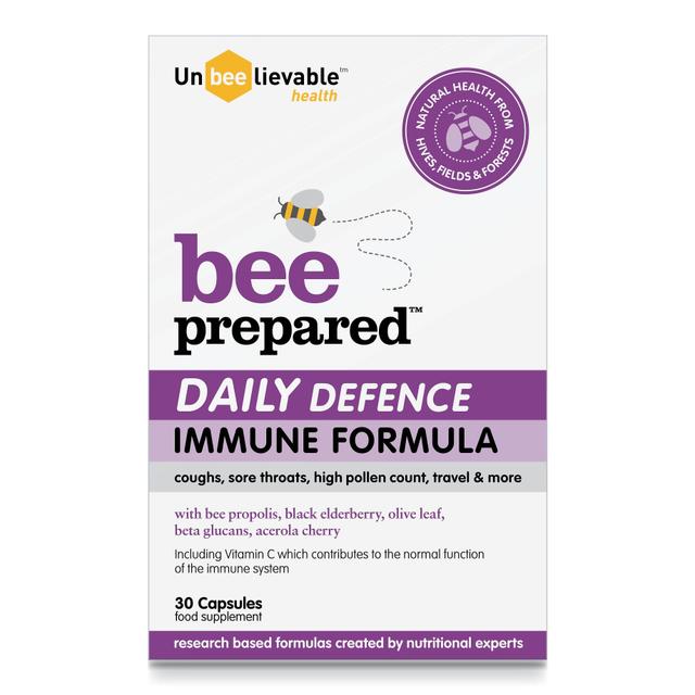 Unbeelievable bee prepared daily defence immune formula 30's on Productcaster.