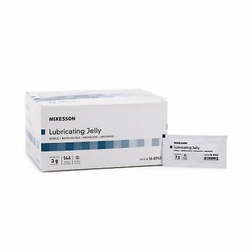 McKesson Lubricating Jelly 3 Gram Individual Packet Sterile, Count of 1 (Pack of 1) on Productcaster.