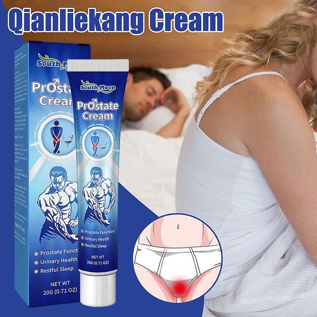 Men's Prostate Cream Discomfort Relief Balm Strengthening Kidney Urinary Care Ointment 20g 1/2pcs 1Pc on Productcaster.