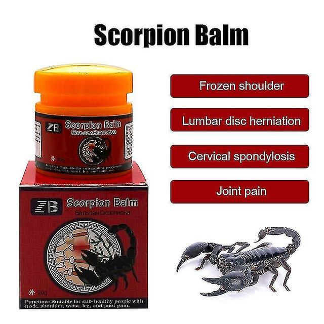 christina show 12pcs 20g Scorpion Venom Analgesic Ointment Relieves Sub-healthy People With Joint Pain Around The S on Productcaster.