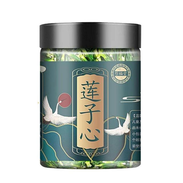 1-3pcs Lotus Seed Core Tea For Men, Natural Lotus Seed Core Tea, Liver And Kidney Care Tea, Lian Zi Xin Tea, Dried Lotus 1pc on Productcaster.