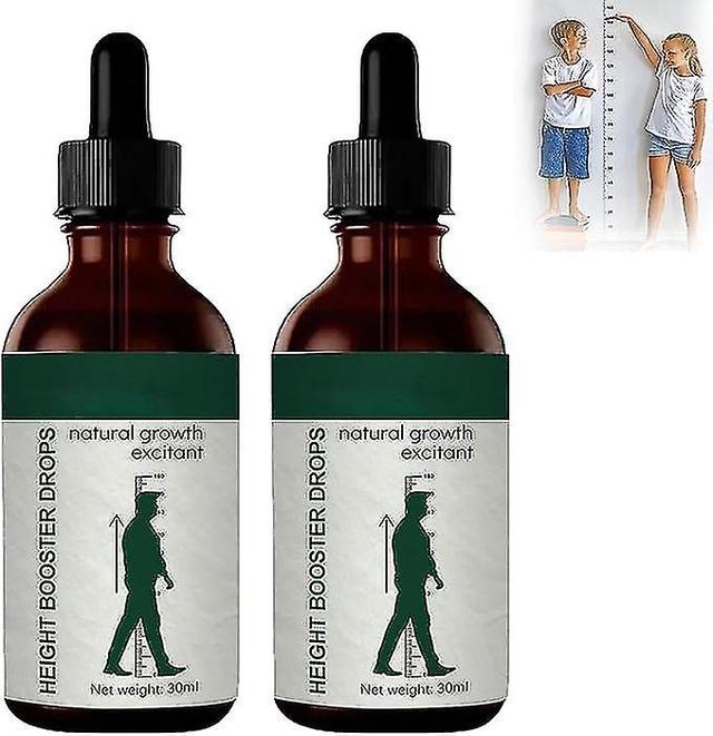 Height Booster Drops,height Growth Oil, Plant Extract High Oil For Adolescent Bone Growth 30ml 2pcs on Productcaster.