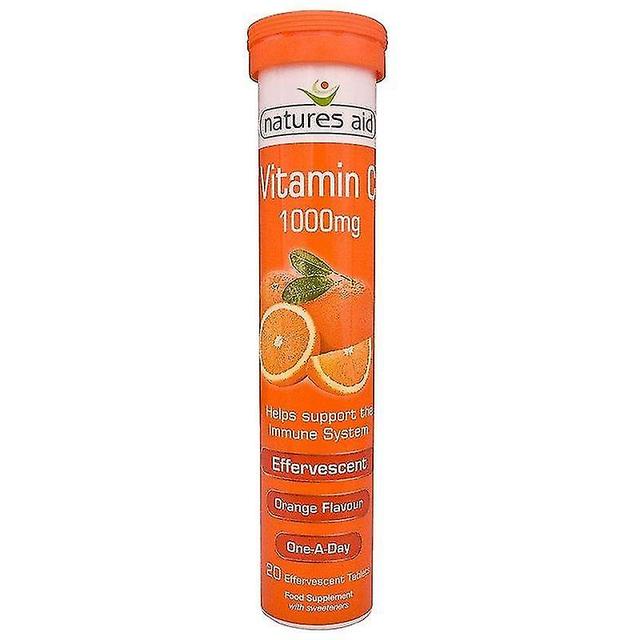 Nature's Aid Vitamin C 1000mg Effervescent (Orange Flavour) Tablets 20 (132610) on Productcaster.