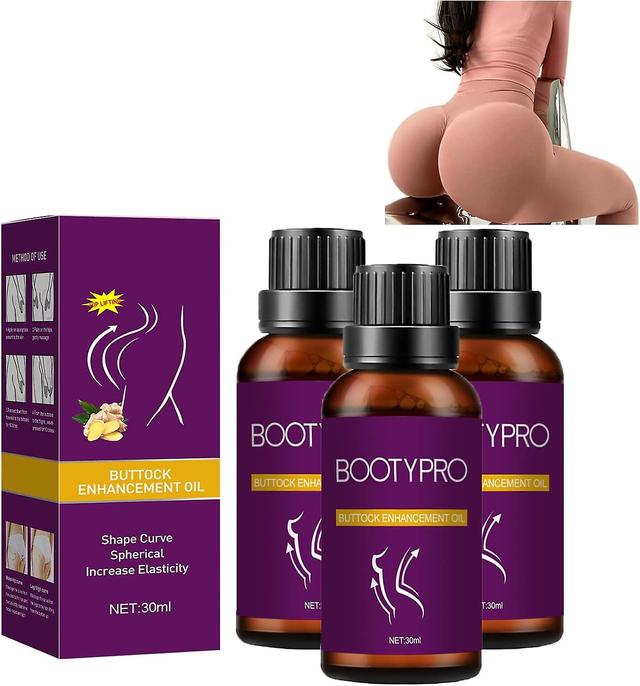 Pusili Butt Enhancement Oil, Butt Firming Enhancement Essential Oil for Women, Natural Hip Lift Up Massage Oil for Bigger Buttock 3pcs - 90ml on Productcaster.