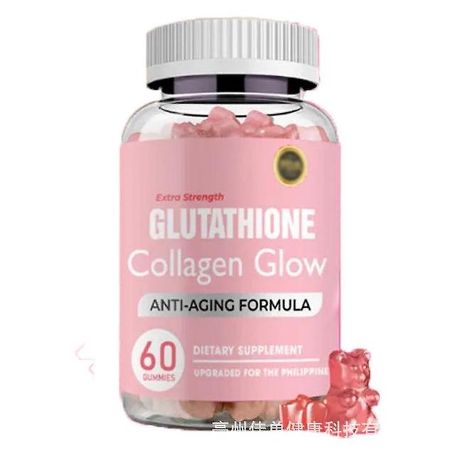 Glutathione, collagen, glowing, anti-aging, skincare, shaping, antioxidant gummies 1Bottle on Productcaster.