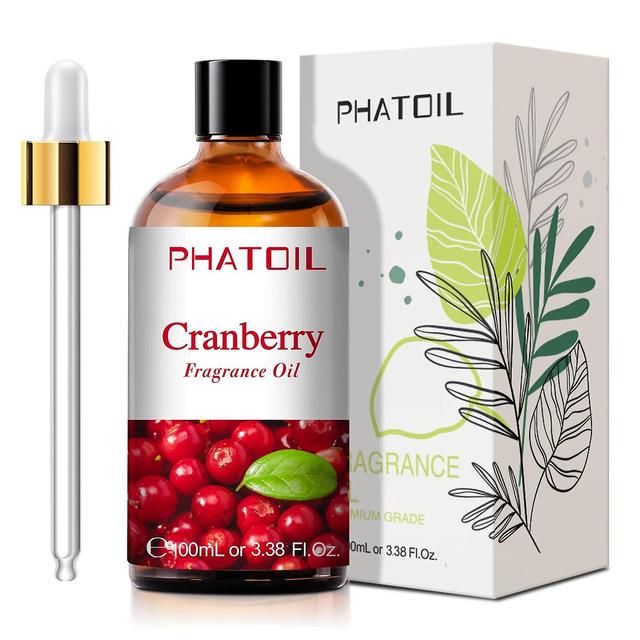 Phatoil 100ml Blueberry Huiles Parfum Noix de Coco Vanille Vert Pomme Mangue Canneberge Fraise Raisin Goyave Cerise Huiles Essentielles Cranberry on Productcaster.