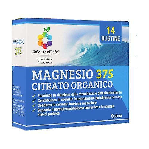 Colours of life Magnesium 375 Organic Citrate 14 packets (375mg) on Productcaster.