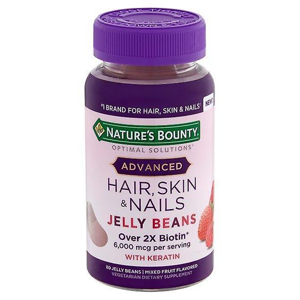 Natures Bounty Nature's bounty advanced hair, skin & nails jelly beans vegetarian dietary supplement, 80 count on Productcaster.