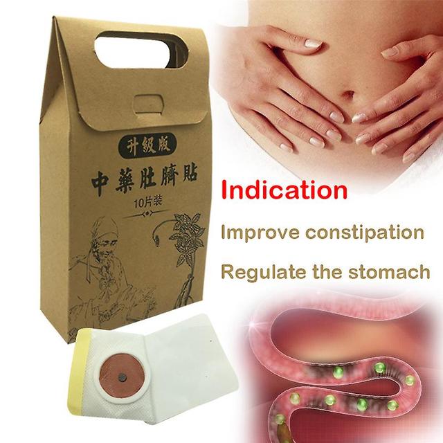 Coscelia 10pcs Traditional Chinese Medicine Slimming Navel Sticker Slim Patch Lose Weight Fat Burning Adipose Slimming Patch on Productcaster.