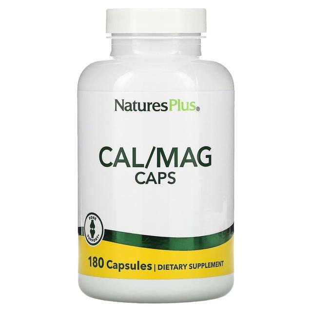 Nature's Plus NaturesPlus, Cal/ Mag Caps, 180 Capsules on Productcaster.