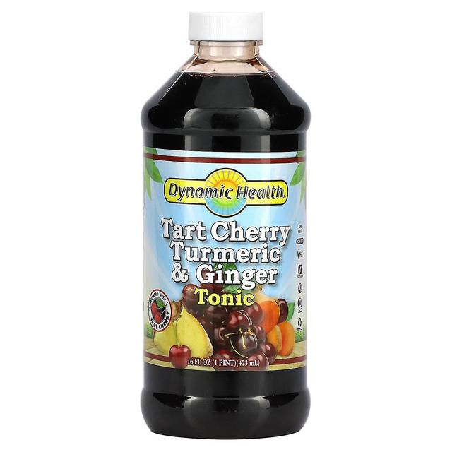 Dynamic Health, Tart Cherry Turmeric & Ginger Tonic, 16 fl oz (473 ml) on Productcaster.