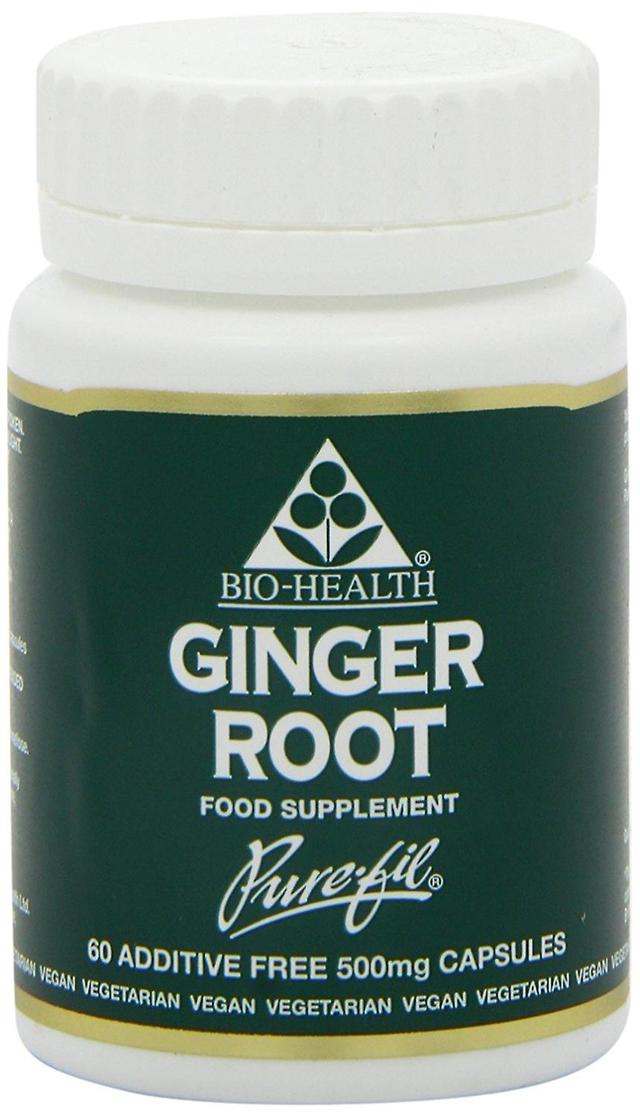 Bio Health Bio-Health, Ginger Root, 60 Capsules on Productcaster.