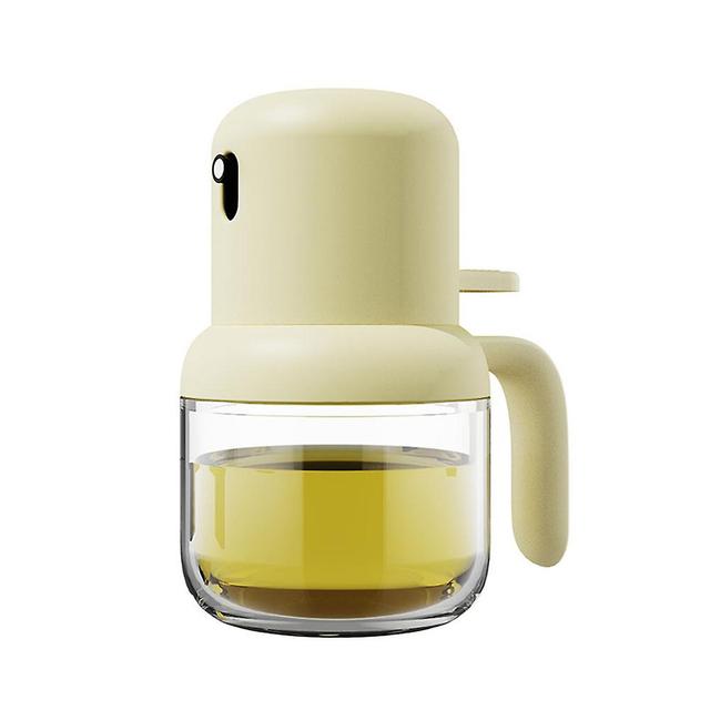 Press-type Oil Spray Bottle Sealed Leak-proof Barbecue Oil Pot Multipurpose Oil-control Bottle Yellow on Productcaster.