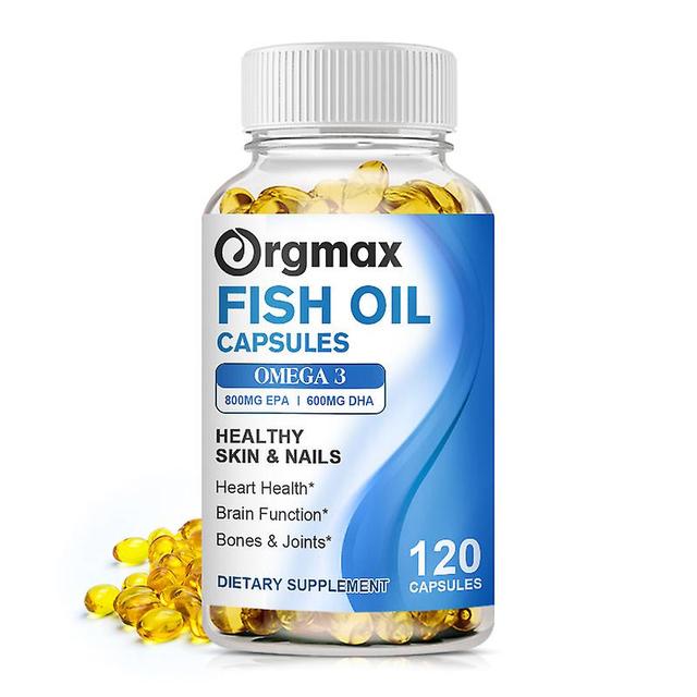 Tib Triple Strength Omega 3 Fish Oil 800 Mg Epa 600 Mg Dha Improve Memory & Brain Function Immune Support Development Intelligence 120pcs on Productcaster.