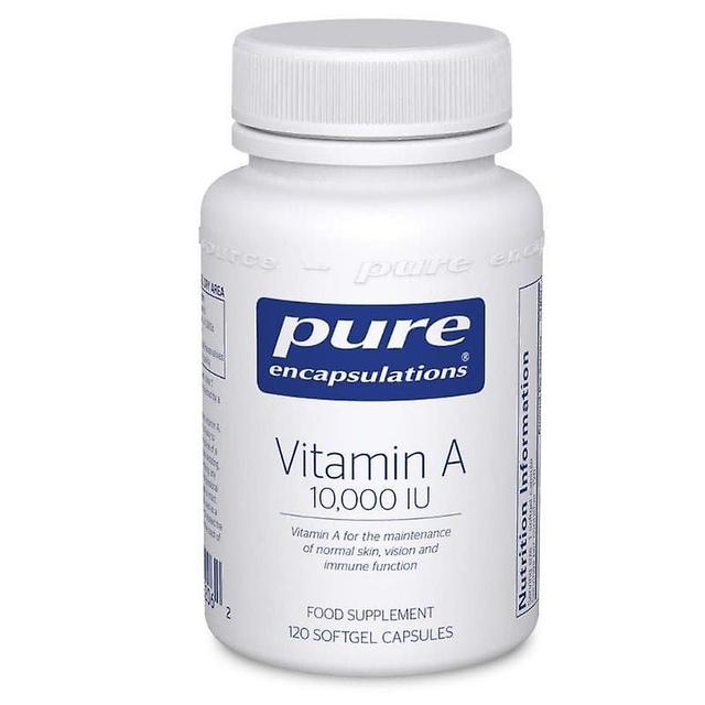 Pure Encapsulations Vitamin A 10,000iu Capsules 120 on Productcaster.