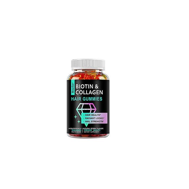 Visgaler Hair Growth Vitamin Gummies For Men And Women Contains Biotin, Collagen - Boosts Hair, Nails Skin-healthy Hair Growth Supplement 10 Count on Productcaster.