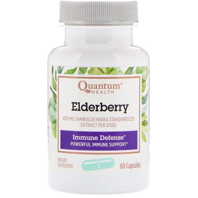 Quantum Health, Elderberry Immune Defense, 60 Capsules on Productcaster.