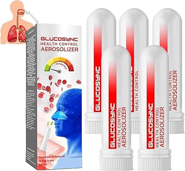 Wtowin Inhalador nasal a base de hierbas Aerosolizador de control de la salud, suplemento natural para el control del azúcar Barra de inhalador nas... on Productcaster.