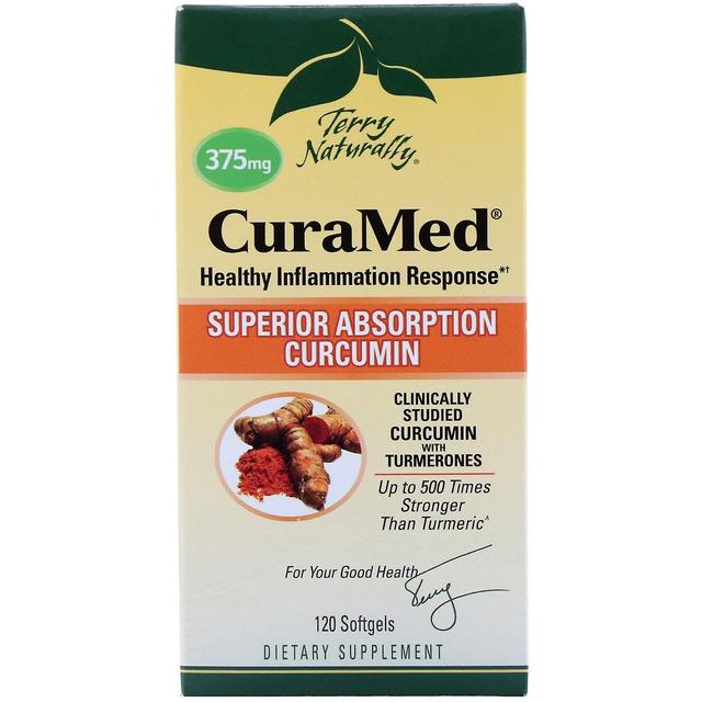 Terry Naturally, CuraMed, 375 mg, 120 Softgels on Productcaster.