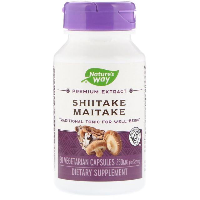 Nature's Way, Shiitake Maitake, 250 mg, 60 Cápsulas Vegetarianas on Productcaster.