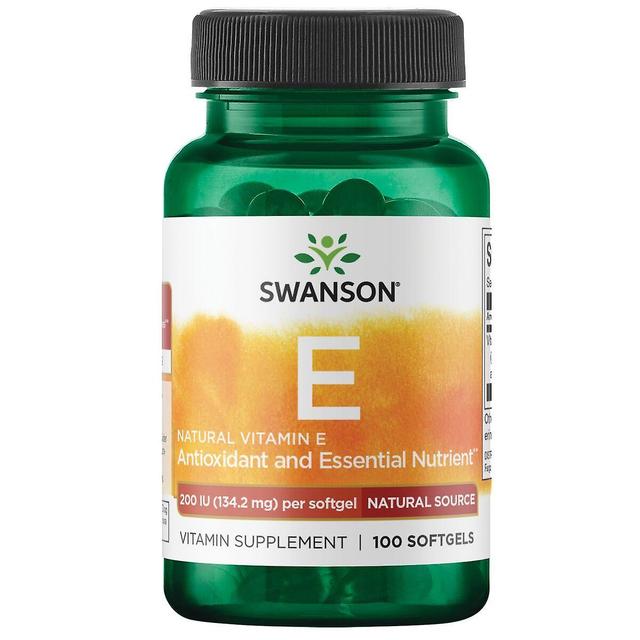 Swanson Natural Vitamin E 200iu (134.2 mg) 100 Softgels on Productcaster.