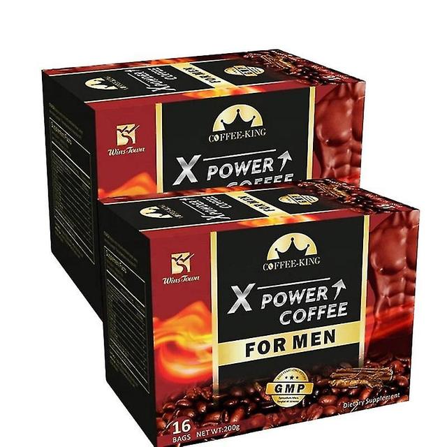 1-3sets X Power Coffee For Men Herbal Supplement Coffee Energy Improve Physical Performance And Arousal, Prolong Sexual Pleasure Instant Black Coff... on Productcaster.