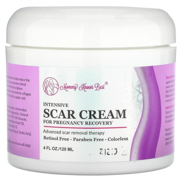 Mommy Knows Best Mamãe sabe melhor, creme cicatricial intensivo, 4 fl oz (120 ml) on Productcaster.