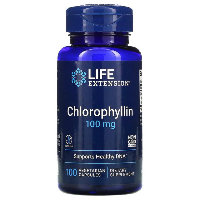 Life Extension, Chlorophyllin, 100 mg, 100 Vegetarian Capsules on Productcaster.