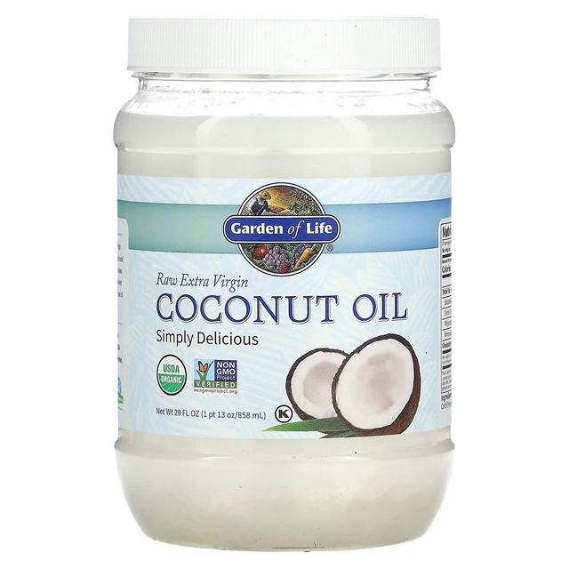 Garden of Life, Raw Extra Virgin Coconut Oil, 29 fl oz (858 ml) on Productcaster.