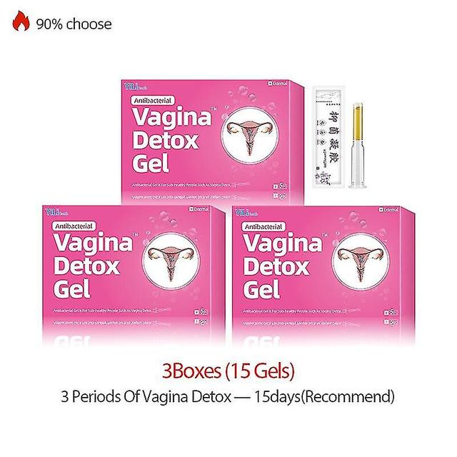 Coscelia Vagina Womb Cleaning Detox Vaginal Cleaner Vaginale Infection Treatment Women Gynecological Vaginitis Cure Gel 3B (15pcs) hot sale on Productcaster.