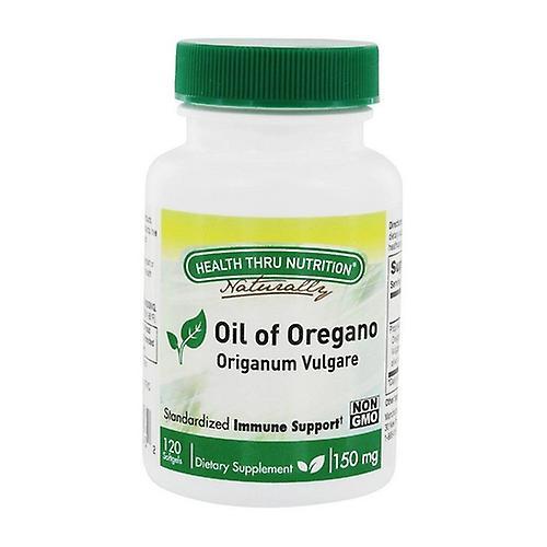 Health Thru Nutrition Gesundheit Thru Nutrition Öl von Oregano, 150 mg, 120 Softgel (Packung mit 1) on Productcaster.