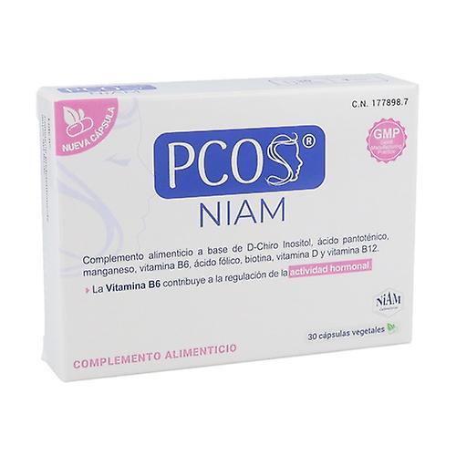 Laboratorios Niam PCOS Niam Polycystic Ovaries 30 vegetable capsules on Productcaster.