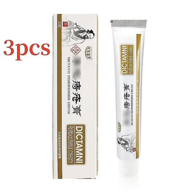 3pcs Effective Herbal Haemorrhoids Cream, Antibacterial-chinese Treatment 20g on Productcaster.