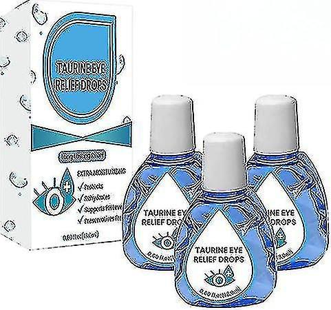 3x 18ml Cool Collirio Pulizia medica Disintossicazione Allevia il disagio Rimozione Affaticamento Migliora la visione Relax Massaggio Cura degli occhi on Productcaster.