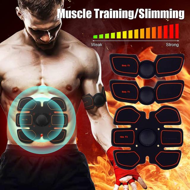 Mingjianan Ultimate Muscle Abs Stimulator Training Gear Trainer Body Ems Exercise 15 Levels on Productcaster.