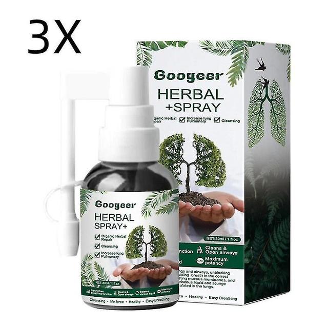 3 stuks Respinature Herbal Lung Purifying Spray, Intense Lung Support, Herbal Care Essences on Productcaster.